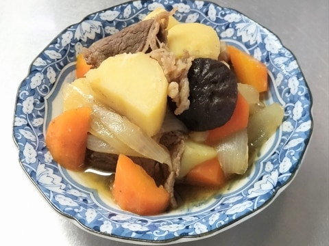 牛肉で肉じゃが